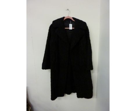 Vintage Clothing/Accessories - Black Astrakan ladies coat and a similar coat
