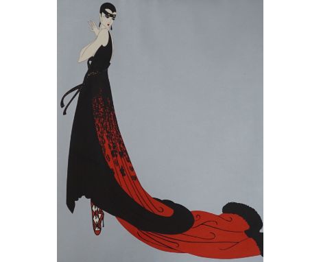 Romain de Tirtoff ('Erté') (Russian-French, 1892-1990) pencil signed limited edition serigraph, 35/260, ‘Splendor Lady’, 75cm