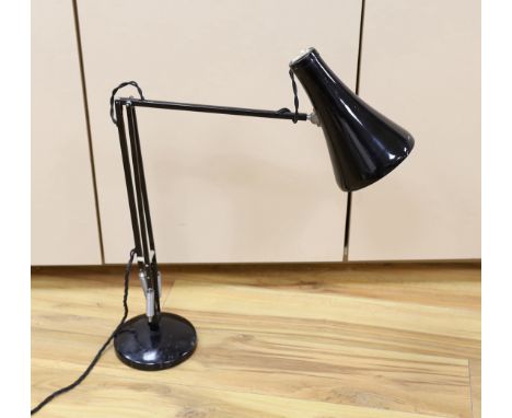 A Herbert Terry &amp; Sons black anglepoise lamp