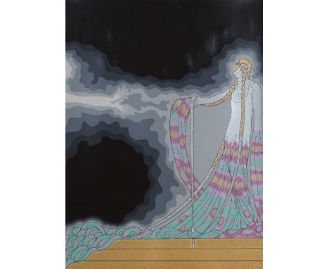 Romain de Tirtoff ('Erté') (Russian-French, 1892-1990) pencil signed artist proof serigraph, ‘Melisande’, 65cm x 50cm