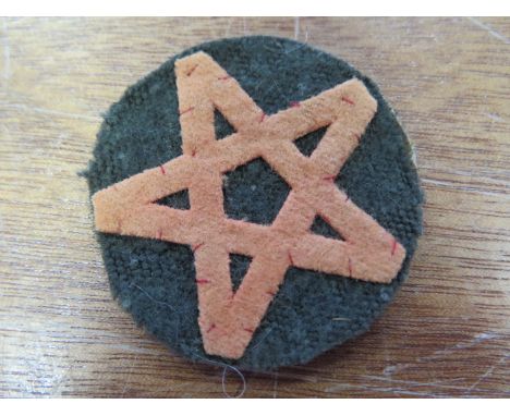 WW2 divisional patch scarce Jewish sleeve badge  
