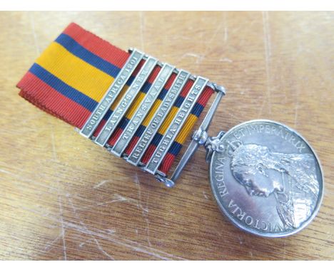 QSA with clasps Tug high/ R of L /Tran/Lain neck / SA01 to 6215 L/Cpl E Rushworth Scot Rifles 
