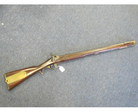 Rifle: A scarce Russian Brunswick rifle by F.J Malherbe of Liege. Known as the Model 1843 LUTTICH STUTZER rifle. Calibre .70.