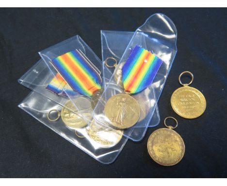 Allied Victory medals an assortment Urch, Welsh R, Nockall R.N.A.S, Meader RE, Humphries Essex R, Hogben RA, Prentice RN, Gee