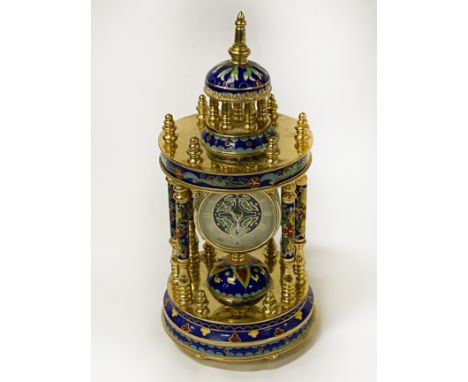CLOISONNE CLOCK - 21 CMS APPROX
