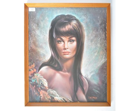 Joseph Henry Lynch (28 October 1911 – 16 January 1989) - A 20th Century retro vintage painting print by JH Lynch entitled "Au