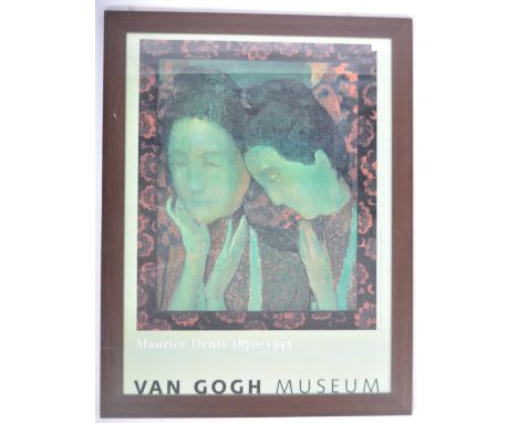 Maurice Denis - A lovely 20th Century retro vintage&nbsp;promotional museum poster for Maurice Denis 1870 - 1943 being on dis