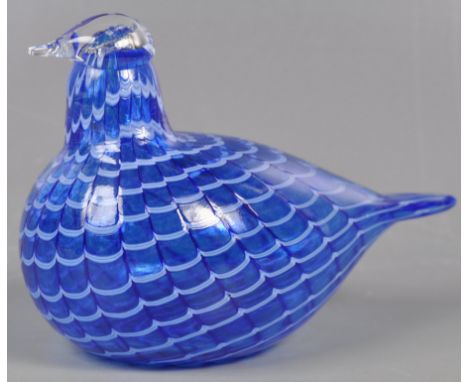 Oiva Toikka - Iittala - An original&nbsp; 20th Century retro vintage studio art glass sculpture of a bird of shaped form havi