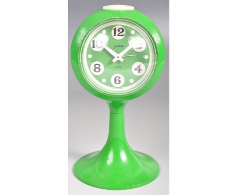 Goldbuhl - West Germany - A 20th Century retro vintage pedestal plastic table clock / alarm clock by Goldbuhl of West-Germany