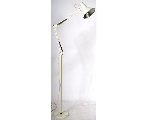 HFC - Denmark - A mid 20th Century Danish 1960's retro vintage free standing adjustable anglepoise lamp light standard by H F