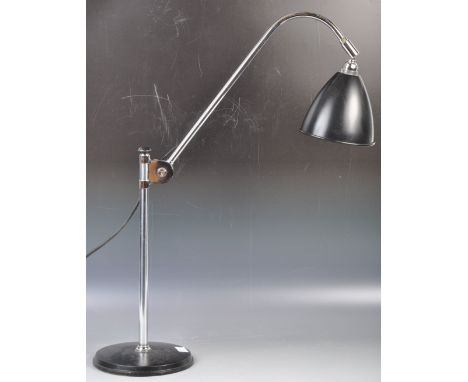 A stylish contemporary 20th Century retro vintage adjustable table desk lamp light in the manner of&nbsp;Robert Dudley Best -