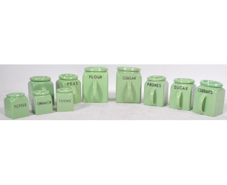 Bristol Kitchenware - Pountney &amp; Co - A fantastic collection of mid Century retro vintage ceramic Bristol Kitchenwares by
