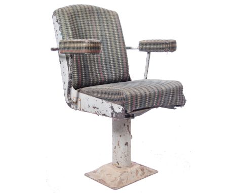 A. W. Chapman - 125 Intercity Conductors chair - A mid to late 20th Century retro vintage industrial desk armchair converted 