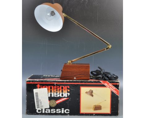 Tensor - 6500 - An original retro vintage Tensor ' 30th Anniversary ' brass anglepoise desk lamp / light. Brass construction,