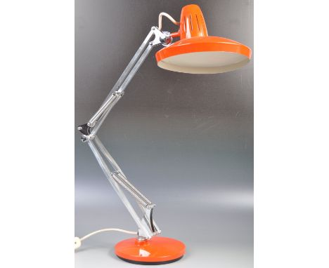 Fase - Madrid Spain - A fantastic mid 20th Century 1960's Spanish retro vintage industrial desk / table work anglepoise lamp 