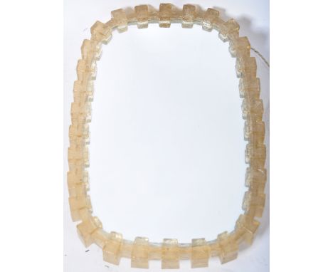 Hillebrand - A superb mid 20th Century 1970's German retro vintage oval illuminating vanity wall mirror&nbsp;Hillebrand Light