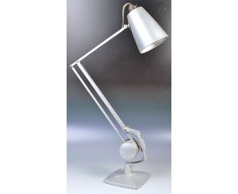 Hadrill &amp; Horstmann - A good&nbsp;original mid 20th Century industrial counterbalance anglepoise office desk table lamp b