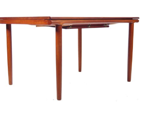 White &amp; Newton - A mid 20th Century 1960's retro vintage teak wood extendable dining table by White &amp; Newton Furnitur