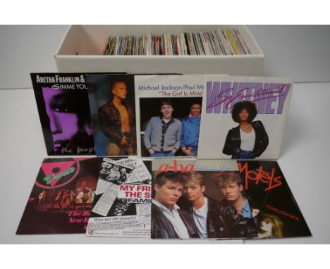 Various Singles: approx one hundred and twenty from the 1970-80’s, majority EX-Mint, some DEMO’s, inc Joni Mitchell, Aretha F