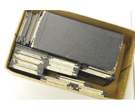 Various Lantern Slides: quantity of various lantern slides, most taken by 'E.W. Light' including images of the Smallest house