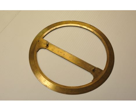 A W. H. Brown & Co. Circular Protractor, signs of heavy use