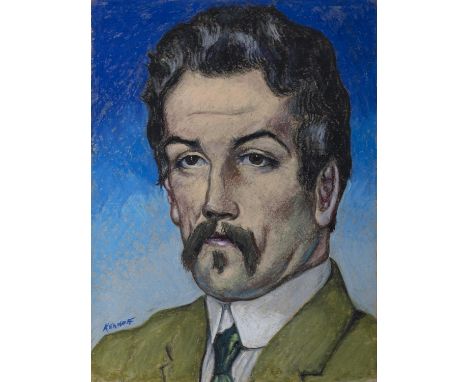 Harry Kernoff (1900-1974)Portrait of John Millington SyngePastel, 39 x 30cm (15¼ x 11¾")Signed lower left 