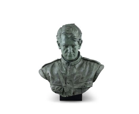 Rory Breslin (b.1963)General Michael CollinsBronze, 71cm high, 63cm wide (28 x 24¾")SignedEdition 3/3Michael Collins bust is 