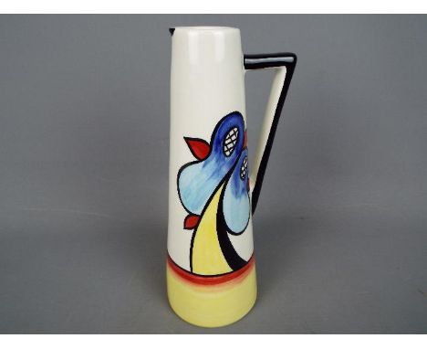 Lorna Bailey - a Lorna Bailey ceramic jug decorated in the Lakeside pattern, approx height 23 cm.