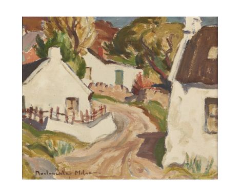 [§] JOHN MACLAUCHLAN MILNE R.S.A. (SCOTTISH 1886-1957)SUMMER'S DAY, CORRIE Signed, oil on board38cm x 46cm (15in x 18in)Note: