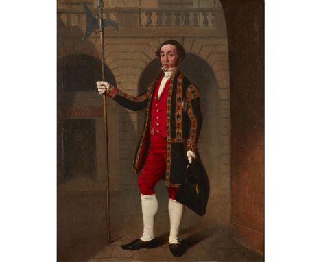 JOHN MYLES R.S.A (SCOTTISH FL.1858-1873)PORTRAIT OF AN EDINBURGH CITY OFFICIAL Signed, oil on board46cm x 38cm (18in x 15in)