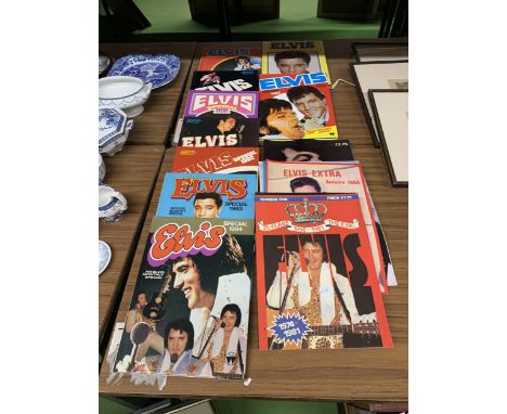 A COLLECTION OF ELVIS PRESLEY MONTHLY SPECIAL BOOKS