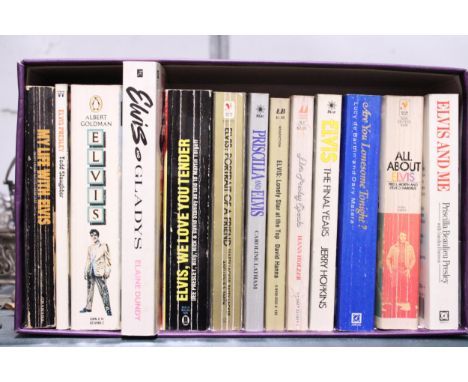 A QUANTITY OF ELVIS PRESELY BOOKS