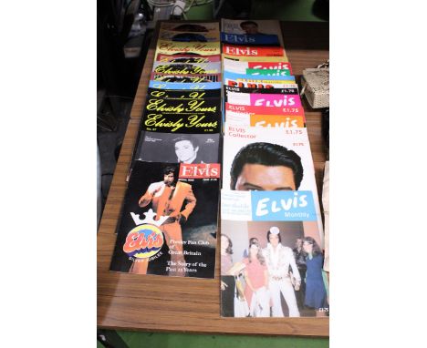 A COLLECTION OF VINTAGE ELVIS PRESLEY MAGAZINES