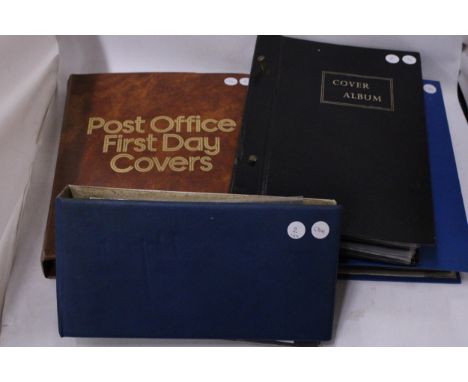 FOUR ALBUMS CONTAINING FIRST DAY COVERS