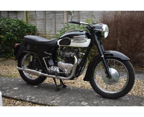 A 1960 Triumph Tiger T110, registration number OPR 223, frame number D3405, engine number T110/D3405, gearbox number 116498, 