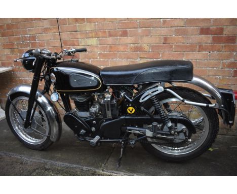 A 1961 Velocette Venom, registration number 836 PKM, engine number VM5291, frame number RS4349C black. Introduced in 1956 the