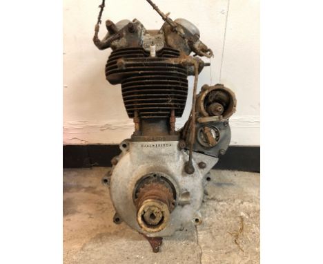 EXTRA LOT: A BSA B31 350 trials engine, number ZB31 19165, internal condition unknown 