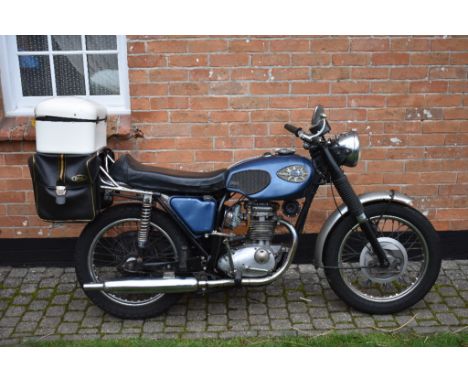 EXTRA LOT:  A 1970 BSA 25 Starfire, registration number CYA 32J, frame number JD14125B25S, engine number JD14125B25S, blue.  