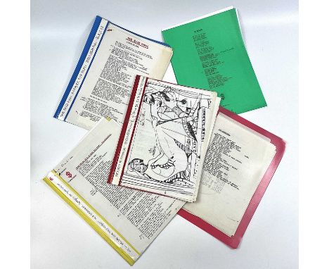 Sven BERLIN (1911-1999)A selection of poetry folders.A lot comprising of five poetry folders. The first folder is titled 'Ret