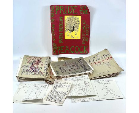 Sven BERLIN (1911-1999)'Pride of the Peacock: The Evolution of an Artist'A collection of typed manuscripts and handwritten no