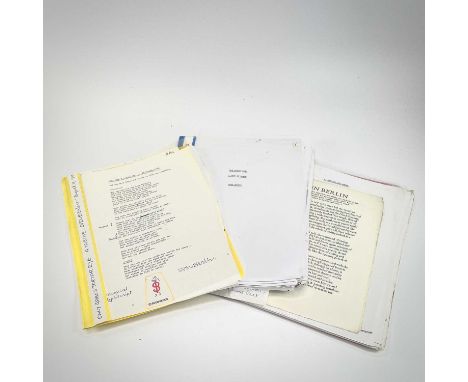 Sven BERLIN (1911-1999)A collection of poetry foldersA lot of three poetry folders. The first folder is titled, 'The Forest K