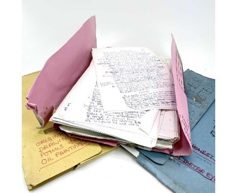 Sven BERLIN (1911-1999)A selection of poetry manuscripts.The lot comprises three folders. The first, titled '1996-97. Poems o