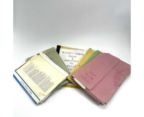 Sven BERLIN (1911-1999)A collection of seven poetry foldersFolders dated: 1990 - 1999 Included in the lot - 'A Letter To Fran