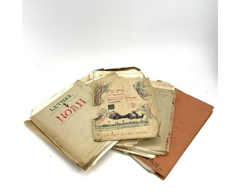 Sven BERLIN (1911-1999)'NOAH'A collection of texts and loose drawings.The lot is made up of five folders, all related to Berl