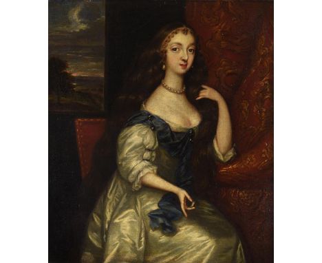 Follower of Jacob HuysmansPortrait of a lady in a white dressOil on canvas34 x 30.5cm (13¼ x 12 in.)Provenance:Cornelia, Coun