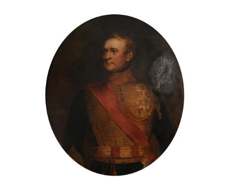 After John LilleyPortrait of Benjamin Bloomfield (1768-1846)Oil on canvas, feigned oval110 x 92cm (43¼ x 36 in.)Provenance:Pr