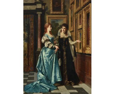 Ladislaus Bakalowicz (Polish 1833-1904)A recent acquisitionOil on panelSigned and inscribed Paris (lower right)99 x 69cm (38¾