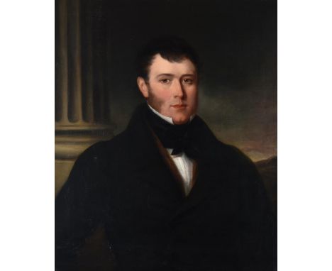 William Moore Sr. (British 1790-1851)Portrait of Mr George Keyworth Baker of YorkOil on canvasSigned, inscribed and dated 183