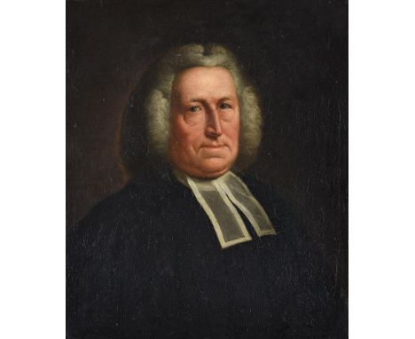 Attributed to Benjamin Wilson (British 1721-1788)Portrait of the Rev. Edward Norton in clerical dress; and Portrait of Mrs No