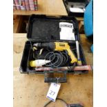 Dewalt DW505L Hammer Drill, 110v (Located Bethnal Green – Please see General Notes for More Detail)